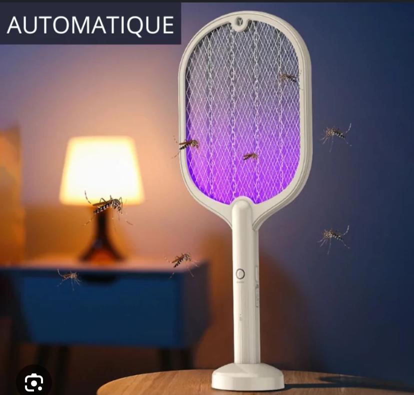 Raquette Anti-Moustique Rechargeable – Éliminez les Insectes en Un Geste Simple