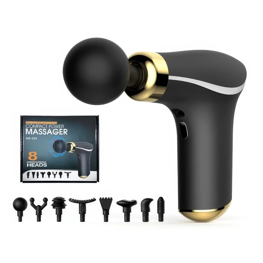 Pistolet de massage 8 têtes interchangeables