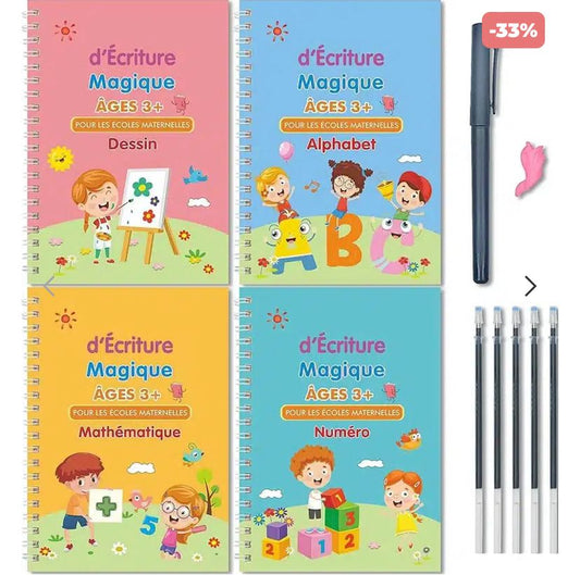 Cahiers Magiques | Améliorez l’écriture de vos enfants en 10 jours