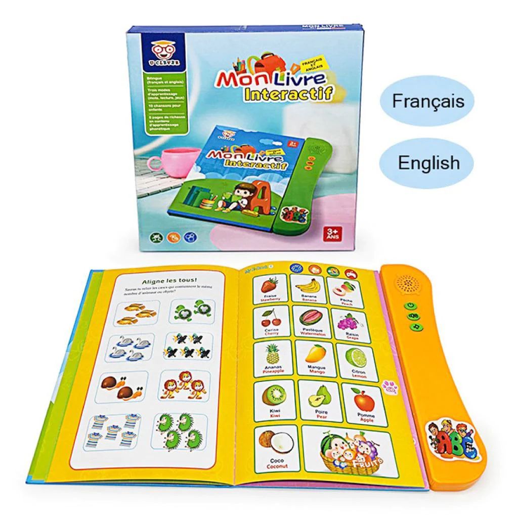 Livre Electronique Interactif pour Enfants + 3 ans