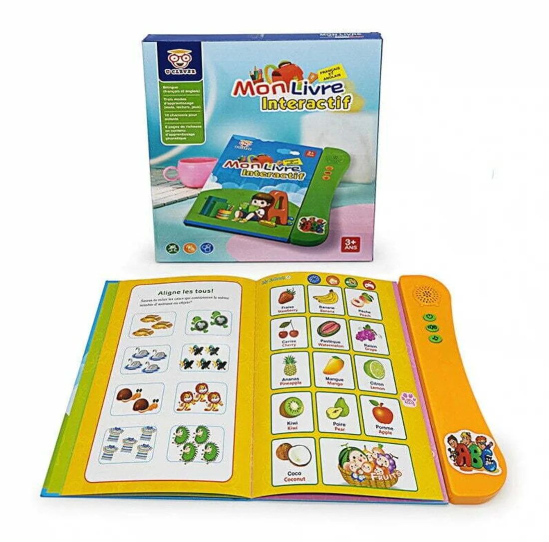 Livre Electronique Interactif pour Enfants + 3 ans