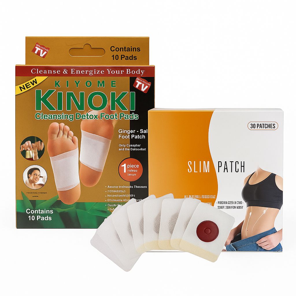 Slim Patch Minceur Ventre Plat 30 Patch Paquet, Et Kinoki Detox