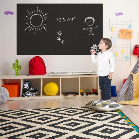 Tableau  ADHÉSIVE MURALE NOIRE AMOVIBLE