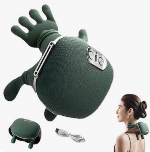 Appareil de massage des épaules et du cou en forme de main avec mode chaleur