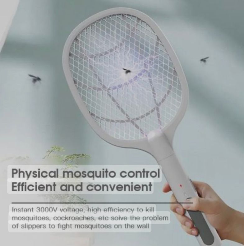 Raquette Anti-Moustique Rechargeable – Éliminez les Insectes en Un Geste Simple